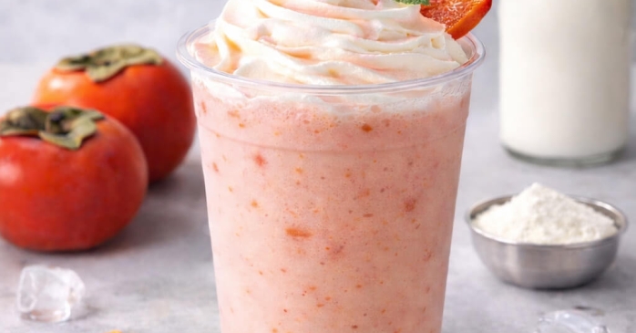 Công thức Smoothie Hồng Chín (Hồng Tuyết Ngọc)