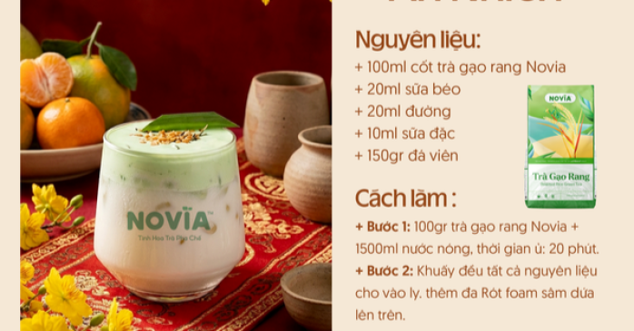 Công thức pha chế Hồng Trà Sữa Gừng