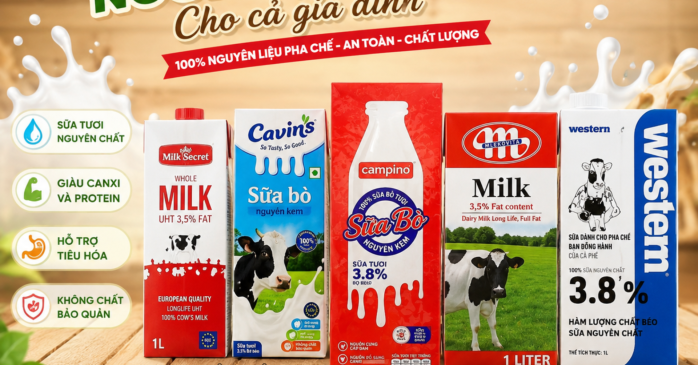 SỮA TƯƠI NGUYÊN KEM CAO CẤP – GIẢI PHÁP HOÀN HẢO CHO PHA CHẾ & KINH DOANH