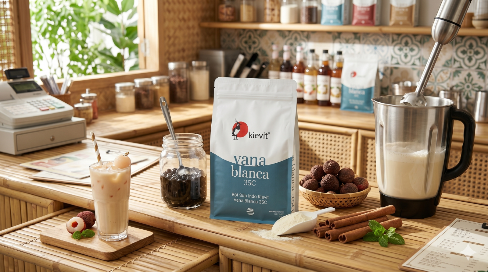 Bột Sữa Indo Kievit Vana Blanca 35C 1Kg