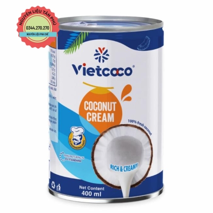 Nước cốt dừa tươi Vietcoco - Lon 400ml