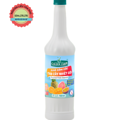 Syrup Goldenfarm Đậm Đặc Trái Cây Nhiệt Đới 700ml