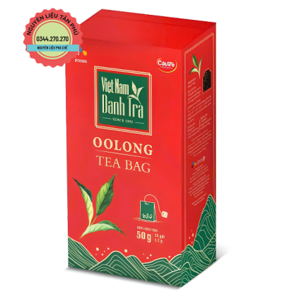 Trà Ô long Cầu Tre hộp giấy 25 túi x2g