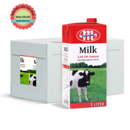Sữa Tươi Milk Mlekovita 1L - 1 Thùng