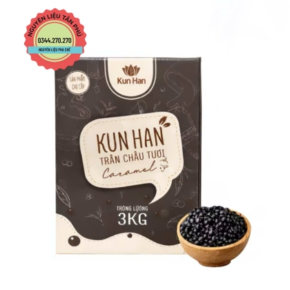 Trân Châu Tươi Kun Han Caramel 3Kg