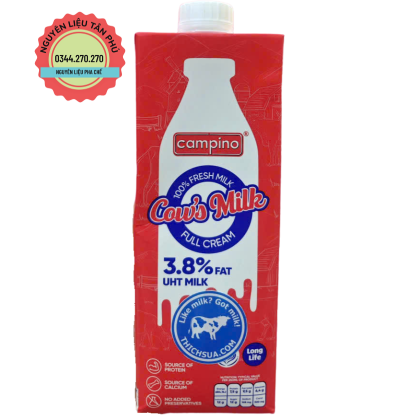 Sữa Bò Tươi Nguyên Kem Tiệt Trùng Campino