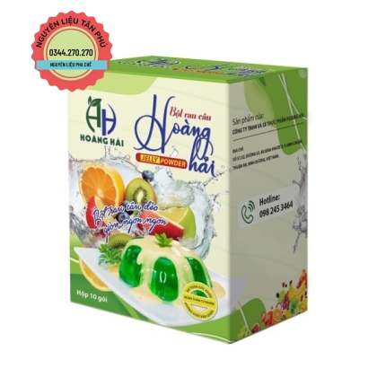Bột Rau Câu Hoàng Hải - Dẻo giòn thơm ngon [HỘP 10 GÓI x 12G]