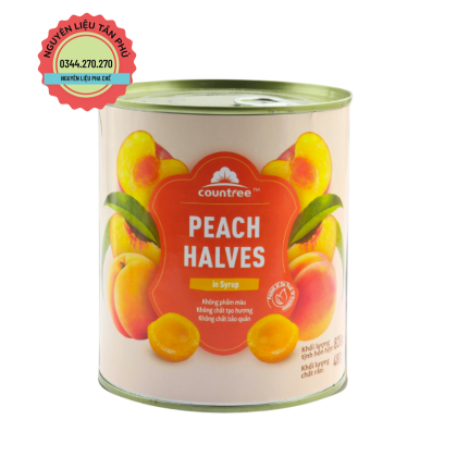 Đào ngâm Countree 820g