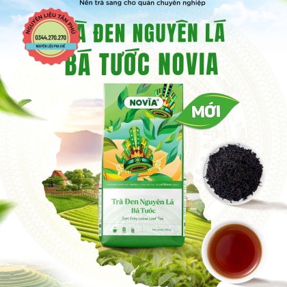 Trà Đen Nguyên Lá Bá Tước Novia 500g