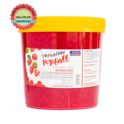 Hạt Thủy Tinh Hùng Chương Dâu 3.2Kg