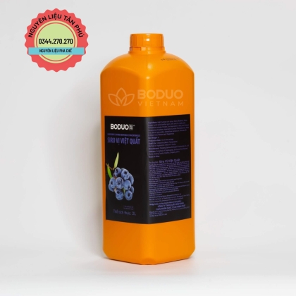 Syrup Boduo 2L Hương Việt Quất