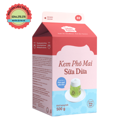 Kem phô mai SỮA DỪA Nhất Hương - Hộp 500gr