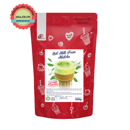 Bột Milk Foam Matcha DPFOOD 500gr