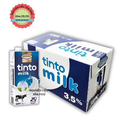 Sữa Tươi Tiệt Trùng Tinto - Thùng 12 hộp 1L