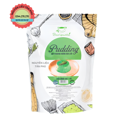 Bột Pudding Barismate Dưa Lưới 1kg