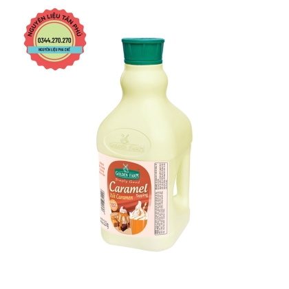Sauce Caramel Golden Farm 2.5Kg Cao Cấp