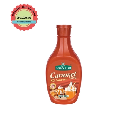 Xốt Caramel Golden Farm 630g