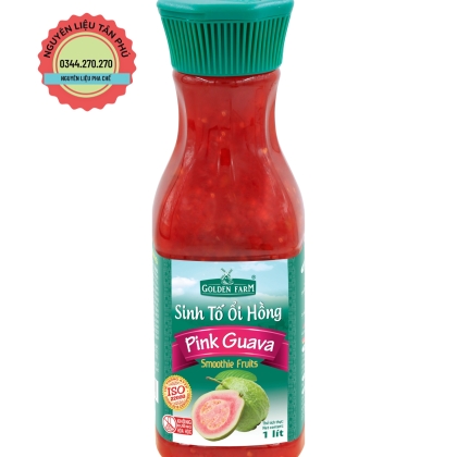 Sinh Tố Ổi Hồng Golden Farm 1L (Giảm 2k/ 1 chai khi mua 1T)