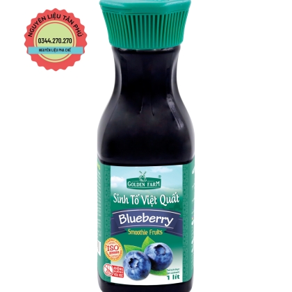 Sinh Tố Việt Quất Golden Farm 1L (Giảm 2k/ 1 chai khi mua 1T)