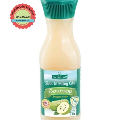 Sinh Tố Golden Farm Mãng Cầu 1L (Giảm 2k/ 1 chai khi mua 1T)