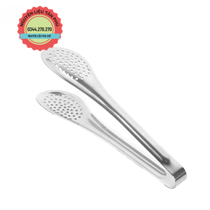 Kẹp Gắp Inox Tổ Ong 13 x3 cm