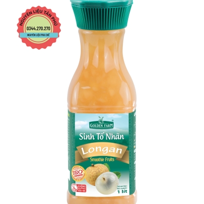 Sinh Tố Nhãn Golden Farm 1L (Giảm 2k/ 1 chai khi mua 1T)