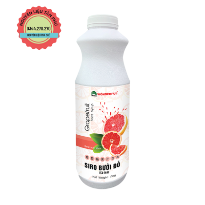 Syrup Bưởi Đỏ Wonderful 1kg