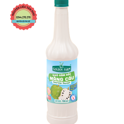 Syrup Goldenfarm Đậm Đặc Mãng Cầu 700ml