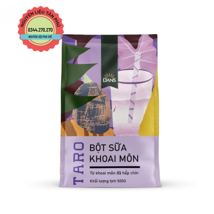 Bột Sữa Hương Khoai Môn Dans 500gr