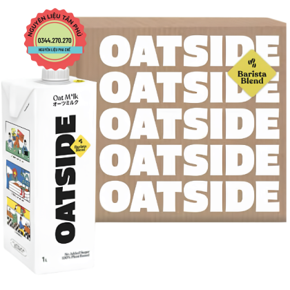 Sữa Yến Mạch Oatside Barista Blend 1T/ 6H hộp Hàng Thái Lan
