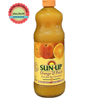Nước Ép Trái Cây Cô Đặc Sunup Cam Đào 750ml