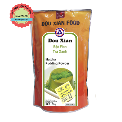 Bột Pudding Douxian Trà Xanh 1kg