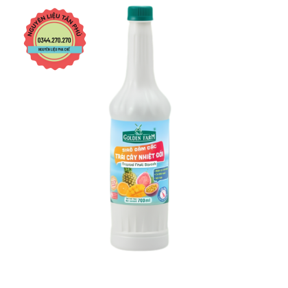 Syrup Goldenfarm Đậm Đặc Trái Cây Nhiệt Đới 700ml