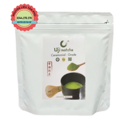 Bột Trà Xanh Matcha Uji Nhật Bản Ceremonial Grade Nguyên Chất 100g