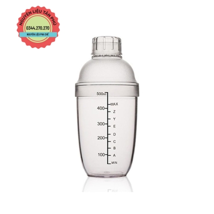 Bình Shaker 530ml Nhựa