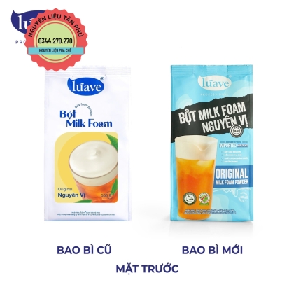 Bột Milk Foam Nguyên Vị Luave 500G