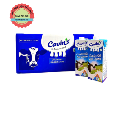 Sữa Tươi  Nguyên Kem  Cavin's 1L - 1 Thùng