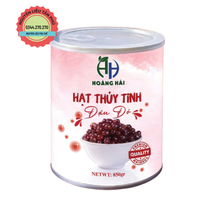 Hạt Thủy Tinh Đậu Đỏ Hoàng Hải 850G (Mua 1 thùng GIẢM 4k)
