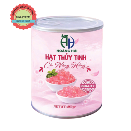 Hạt Thủy Tinh Củ Năng Hồng Hoàng Hải 850G (Mua 1 thùng GIẢM 4k)