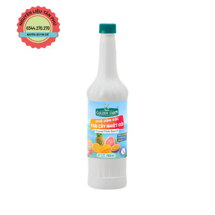 Syrup Goldenfarm Đậm Đặc Trái Cây Nhiệt Đới 700ml