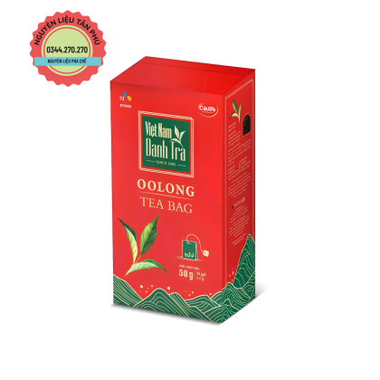 Trà Ô long Cầu Tre hộp giấy 25 túi x2g