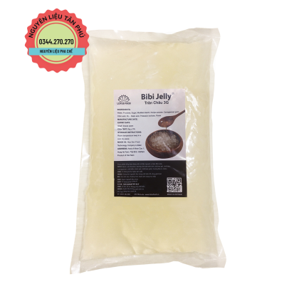 Trân Châu 3Q Bibi Jelly Trắng 2kg Chất Lượng