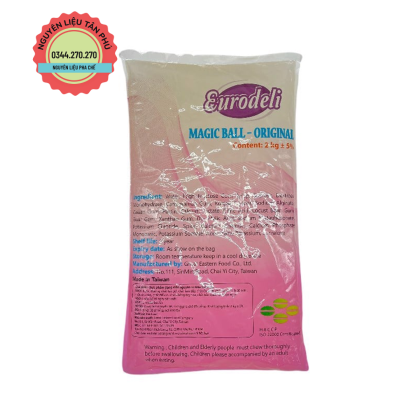 Trân Châu 3Q Eurodeli Nguyên Vị 2kg Chất Lượng