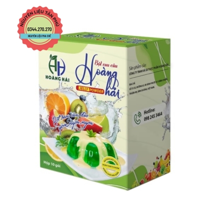 Bột Rau Câu Hoàng Hải - Dẻo giòn thơm ngon [HỘP 10 GÓI x 12G]