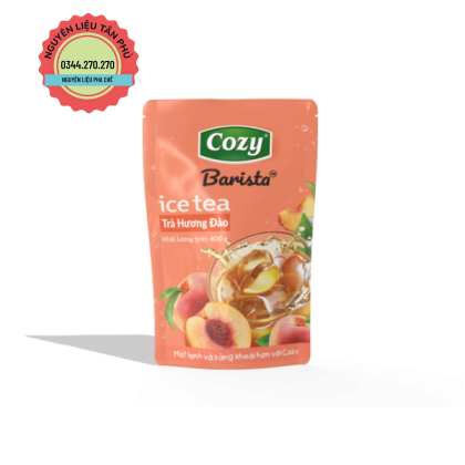 Trà Cozy Ice Tea Hương Đào Hòa Tan 400g
