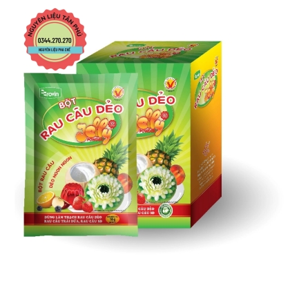 Bột Rau Câu Dẻo Rovin Hoàng Yến Hộp 10 Gói 250g