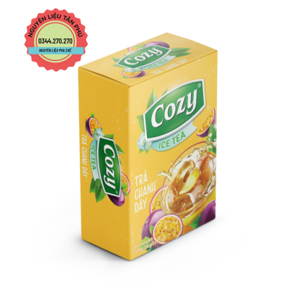 Trà Cozy Ice Tea Hương Chanh Dây Hòa Tan Hộp 240gr
