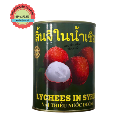 Vải ngâm tem xanh (565g)