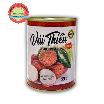 Vải ngâm đường FoodClub trắng 565gr