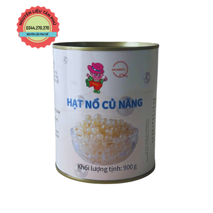 Hạt nổ củ năng  trắng  Shuangfu 900g